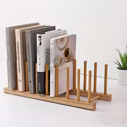 A Solid Wood Storage Rack That Can Effectively Organize Your Desk